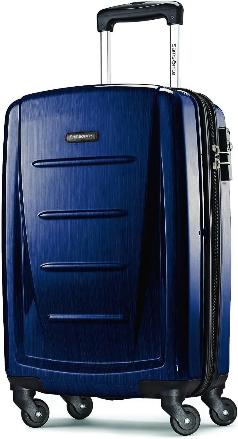 Samsonite Winfield 2 Hardside Expandable Luggage with Spinner Wheels (Navy, 2-Piece Set (20/28))