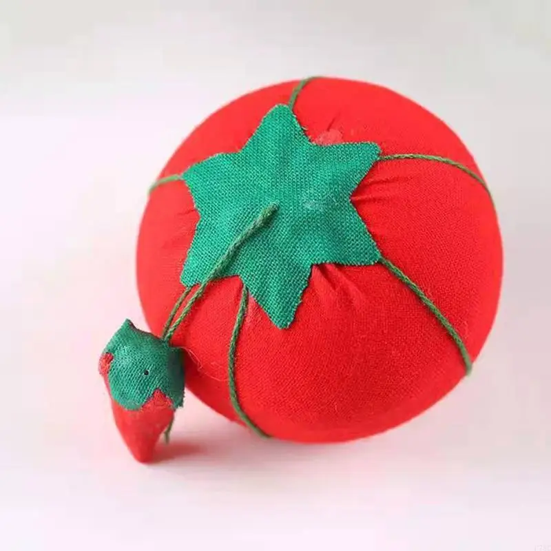 U75C Tomat berbentuk pin jarum bantal bantal diy untuk menjahit jahit kerajinan tangan