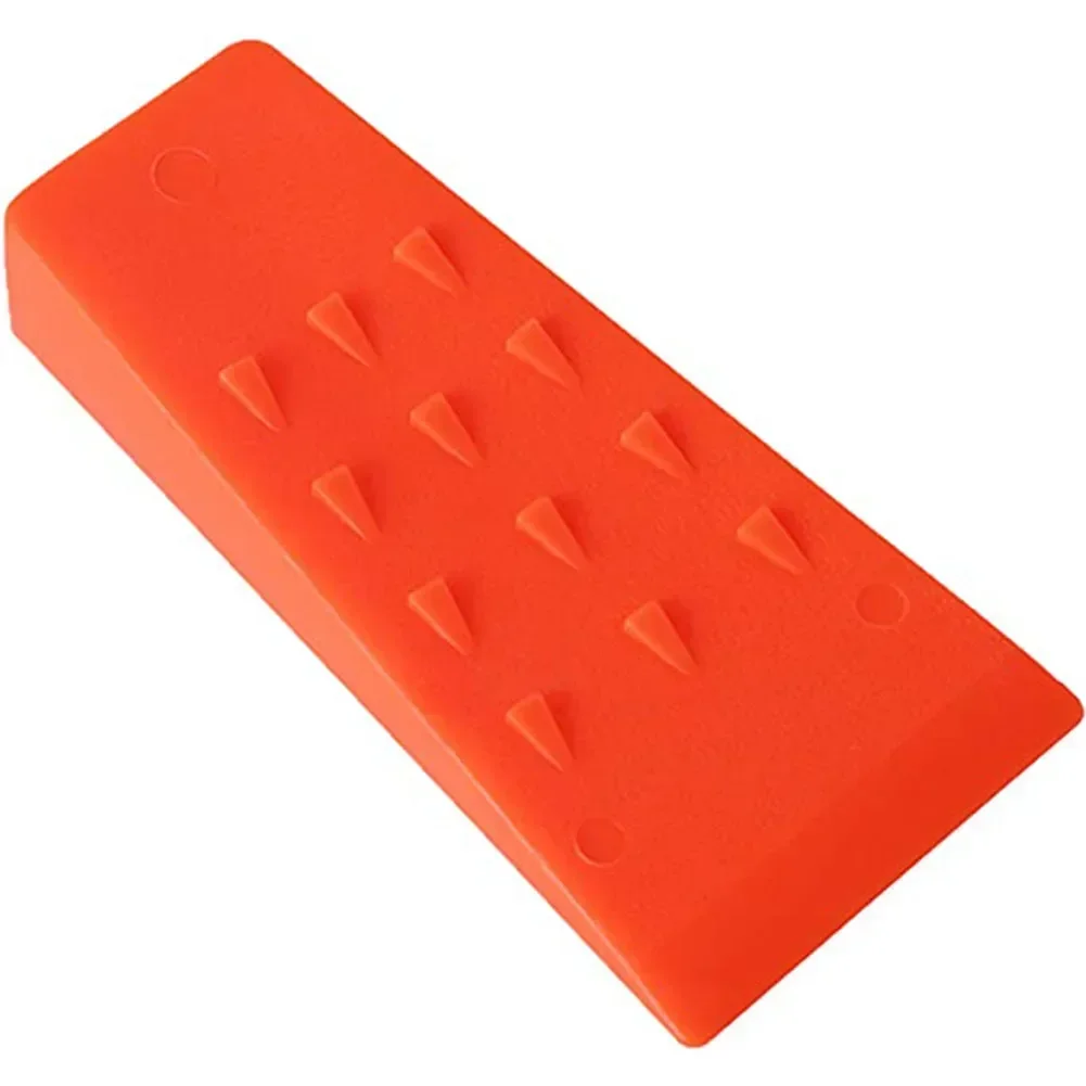 14cm Orange Plastic Felling Wedge Felled Chock Tree Cutting Wedge Spiked Wedge Woodcutting Tool Chain Saw Feller Bunchers