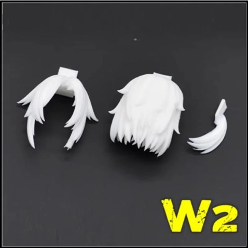 Little SH STUDIO 1/12 جهاز آلهة الجندي ثلاثة ألوان W2 مجموعة نمط الشعر الراتنج GK نموذج الملحقات في الأوراق المالية