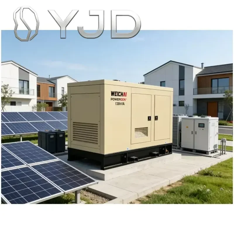 YJD Global Power Sweden Brand 200/250kw Silent Type Open Frame Trailer Type ATS Remote Control 24V DC Electric Start Generator
