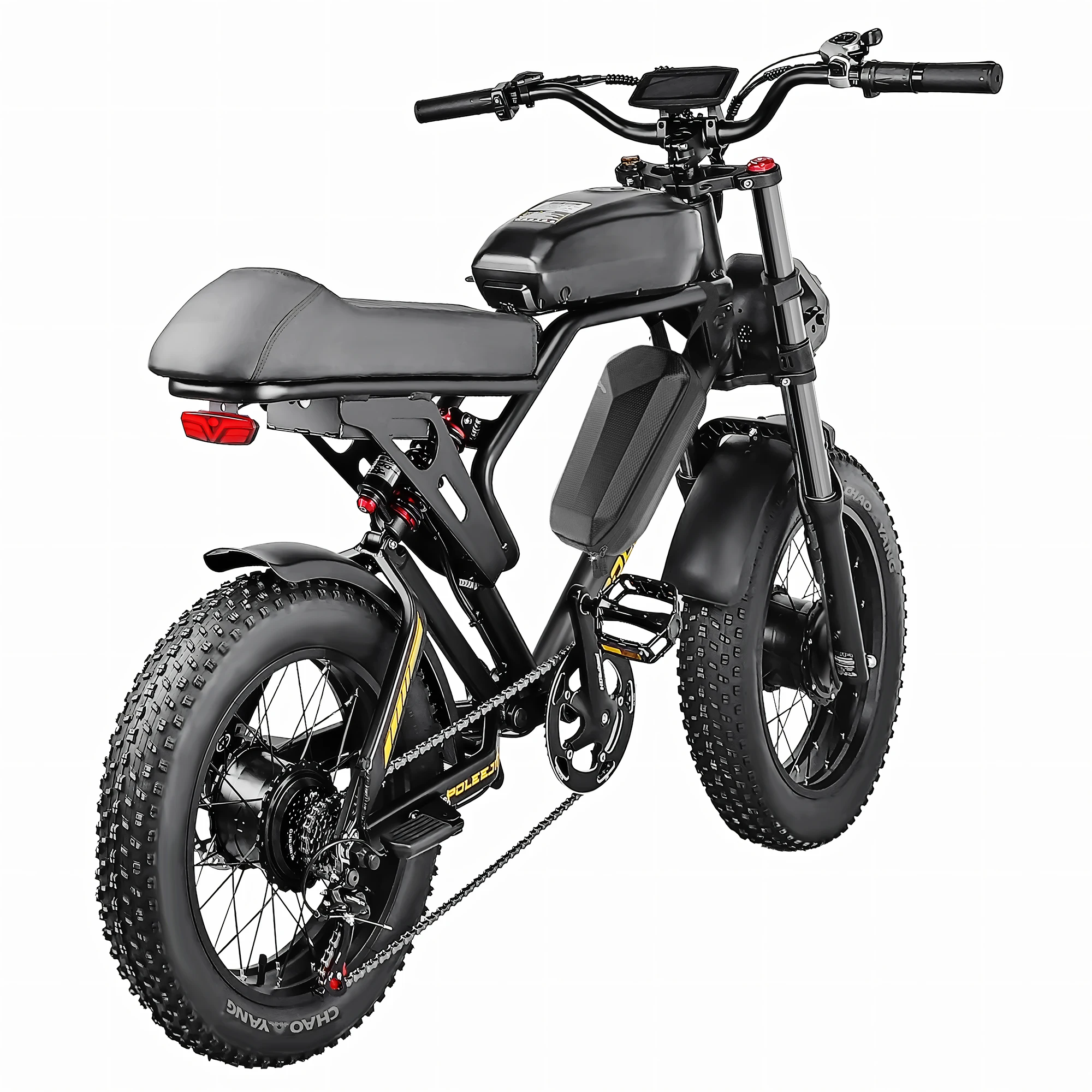 EER Dual Motor Downhill Ebike 20 Inch Full Suspension Electric Motorcycle Off-Road Mud Pit Fat Tires E Mountain Bike 3000 Watt B