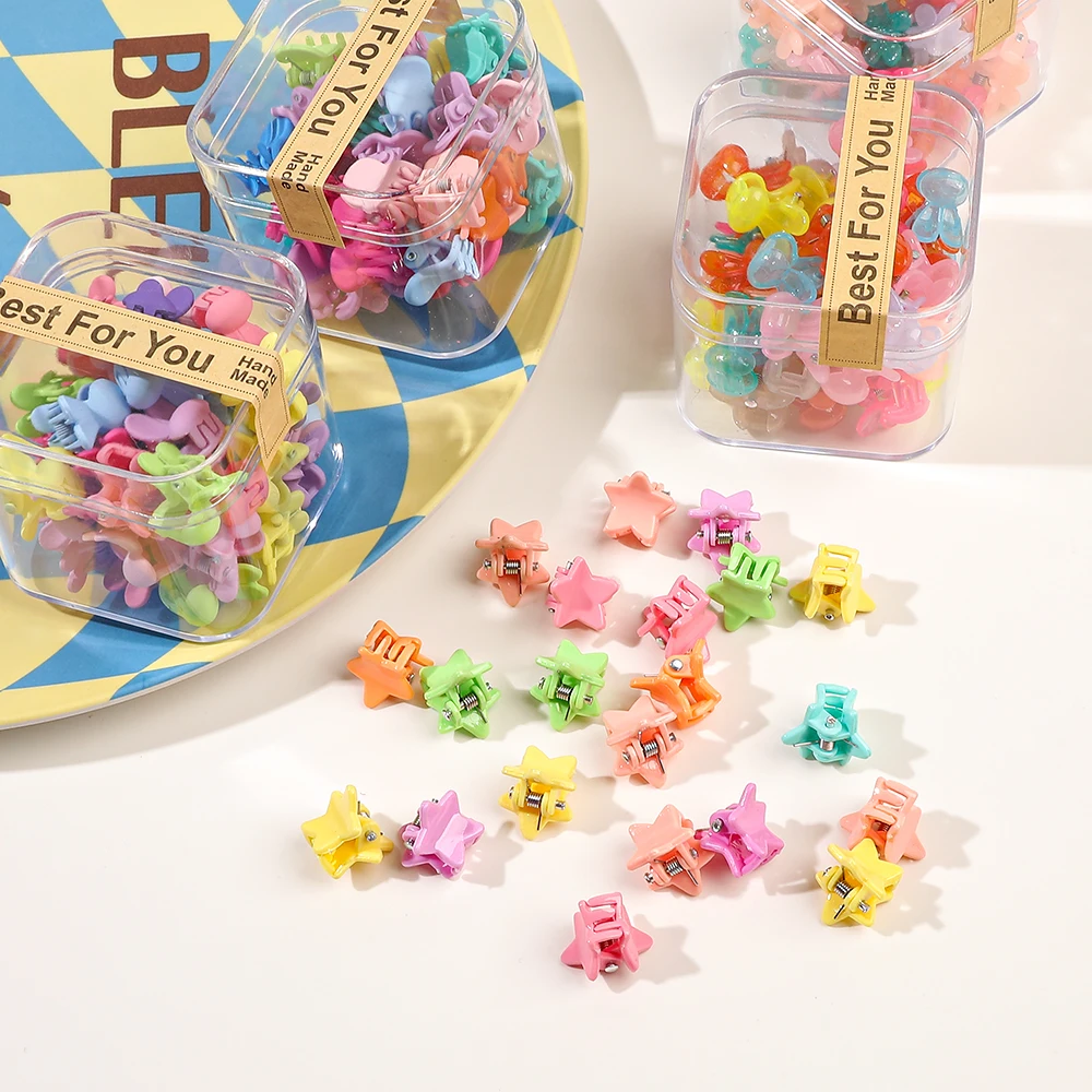 40 Teile/los Haar Zubehör Für Mädchen Bunte Süße Nette Kleine Krabben Haar Krallen Clips Kinder Haarnadeln Headwear Baby Haar Zubehör – Detail 8