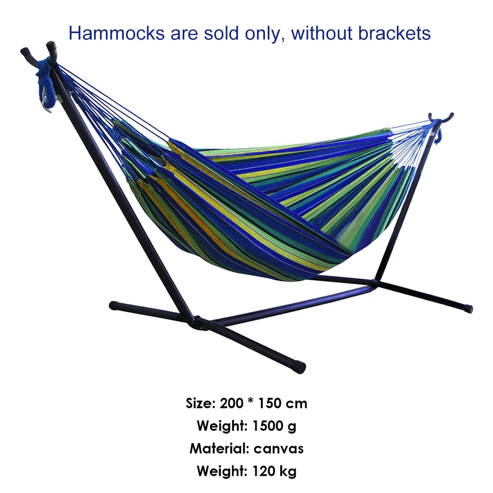 Canvas Hammock Sleeping Swing Hanging Bed Garden Furniture for Camping Hiking