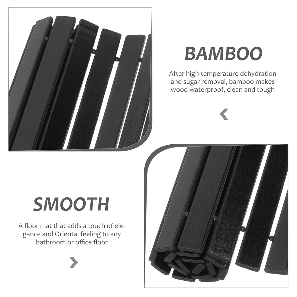 

Bamboo Anti Slip Pad Bathroom Bath Rug Shower Rugs Non Skid Bamboo Floor Mat Toilet Bath Nonslip Bathtub Mat Practical Gift