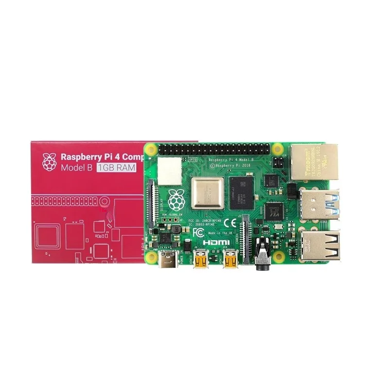 Raspberry Pi 4 Model B RaspberryPi4 4B 8GB لوحة تطوير برمجة AI مقدمة عدة بايثون