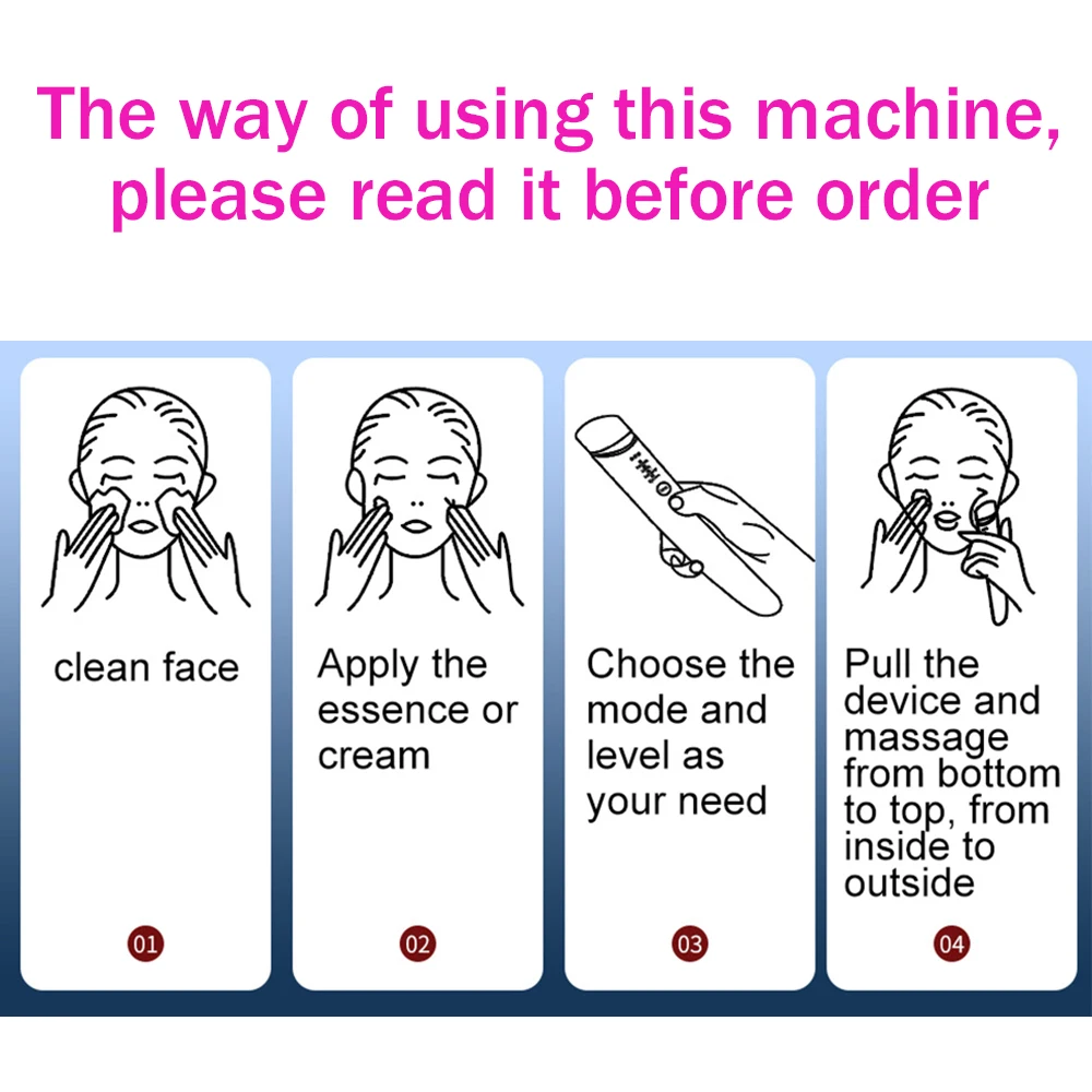 3 In 1 Mini HIFU Machine for Eyes Rechargeable Ultrasound Machine RF Radio Frequency EMS Microcurrent Lift Firm Tightening Gel