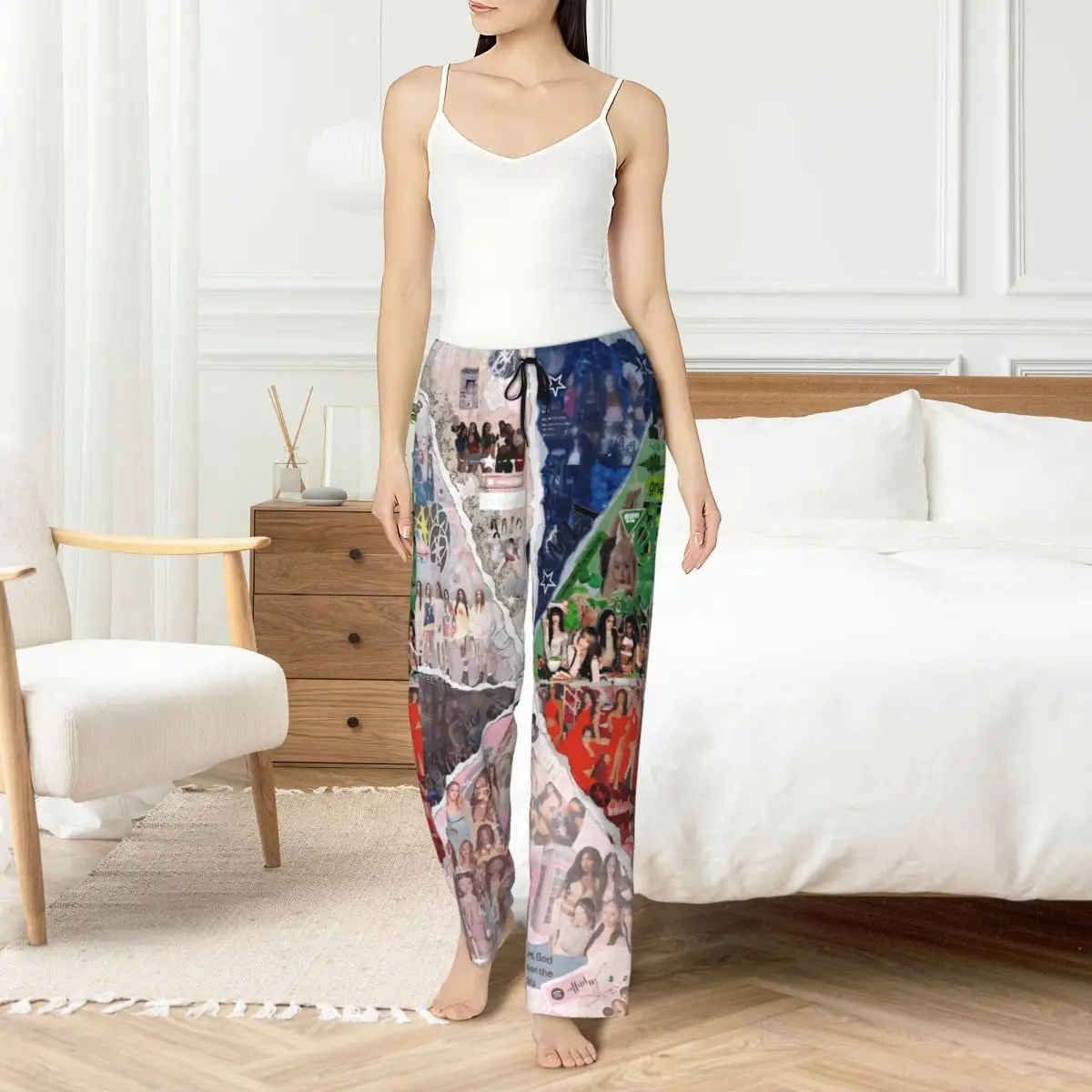 Custom K-Katseyes Pajama Pants Women Girls Group Sleepwear Lounge Sleep Bottoms Stretch with Pockets #1