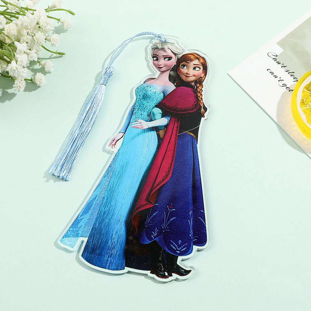 Disney Cute Princess Bookmark Acrylic Bookmark Anime Fans Collection For Book Fans Marker Reading Stationery Gift For Men Women