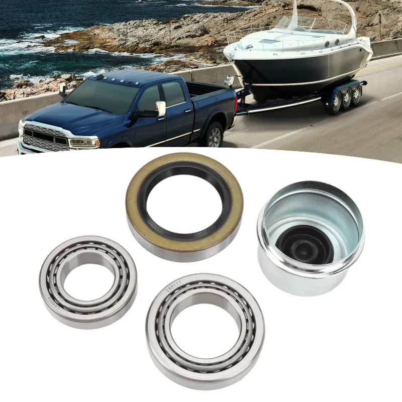 2 Set L68149 L44649 Trailer Axle Wheel Hub Bearings Kit for 1-1/16in-1-3/8in Trailer Axles 3500lb 84 Spindle 2000-2025