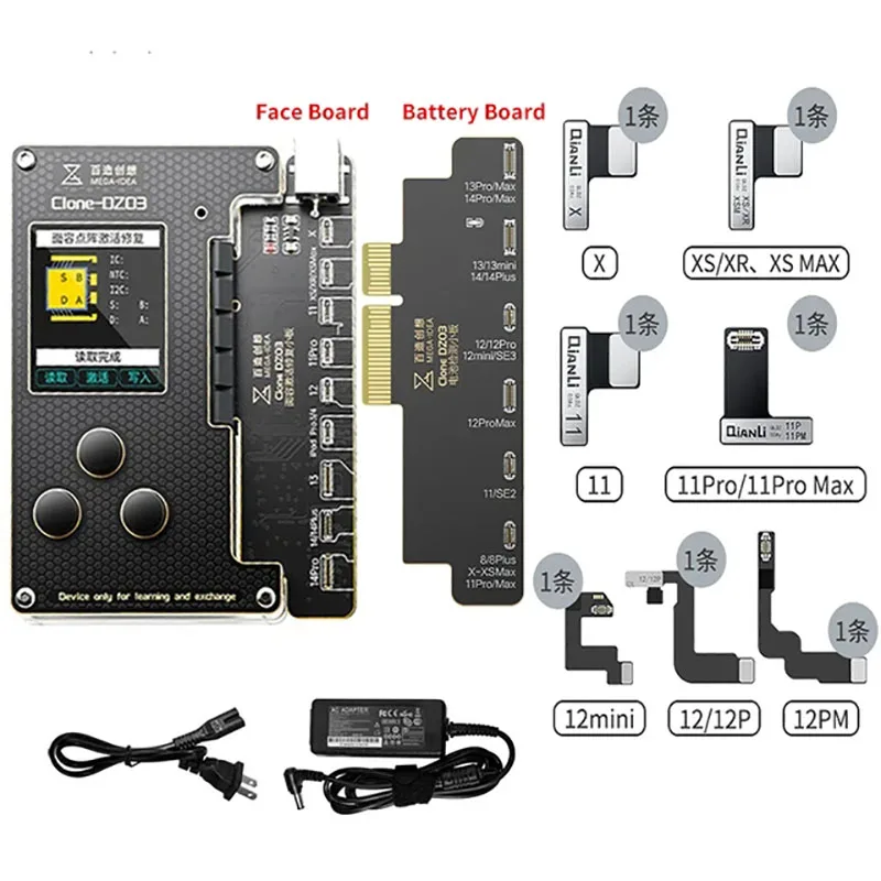 Qianli iCopy Face ID Board Dot Matrix Flex Cable for iphone X-14 Series Dot Matrix Recovery Activation Board Disassembly Free