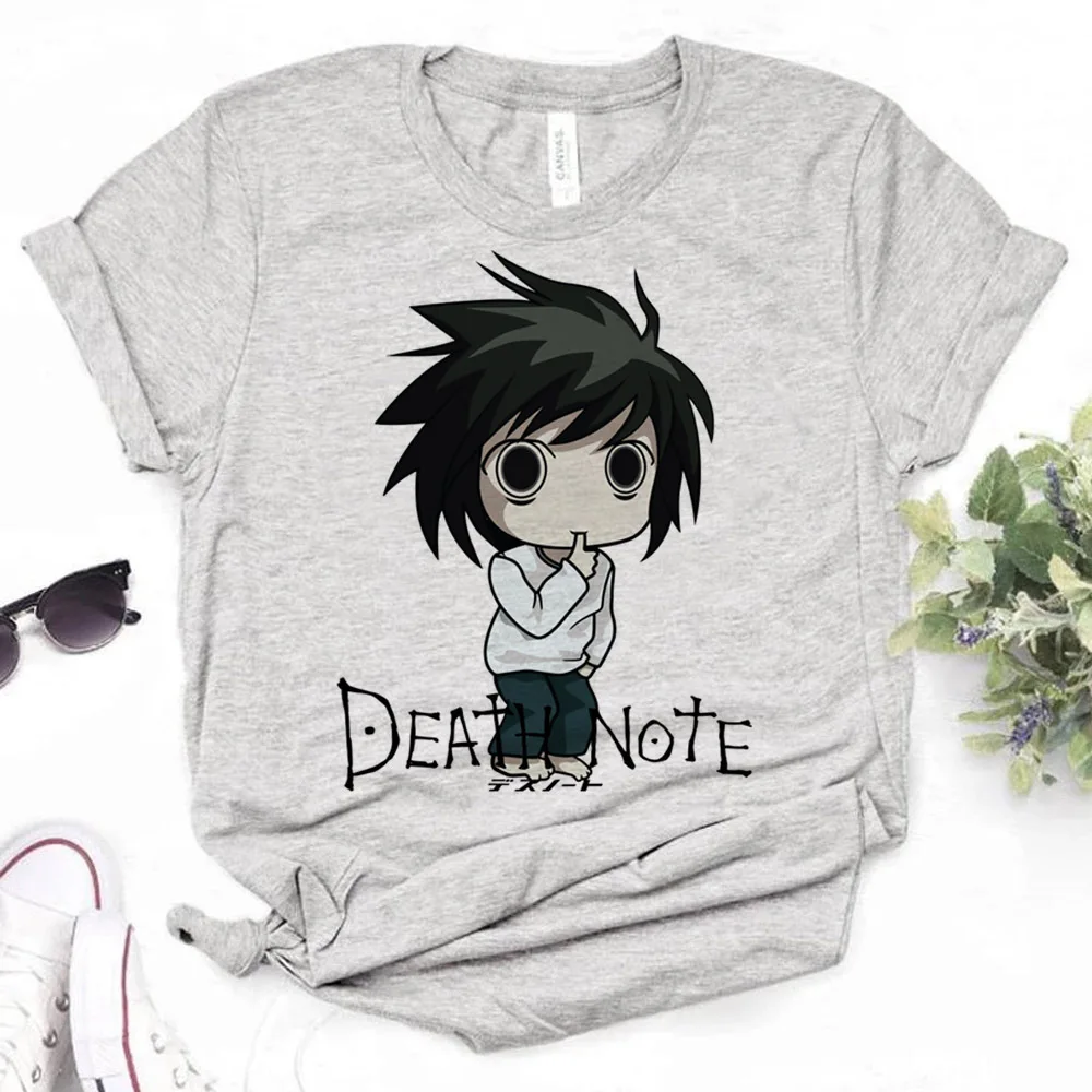 Death Note shirt femme gyaru japan harajuku t-shirt cheap Psychedelic funny harajuku streetwear