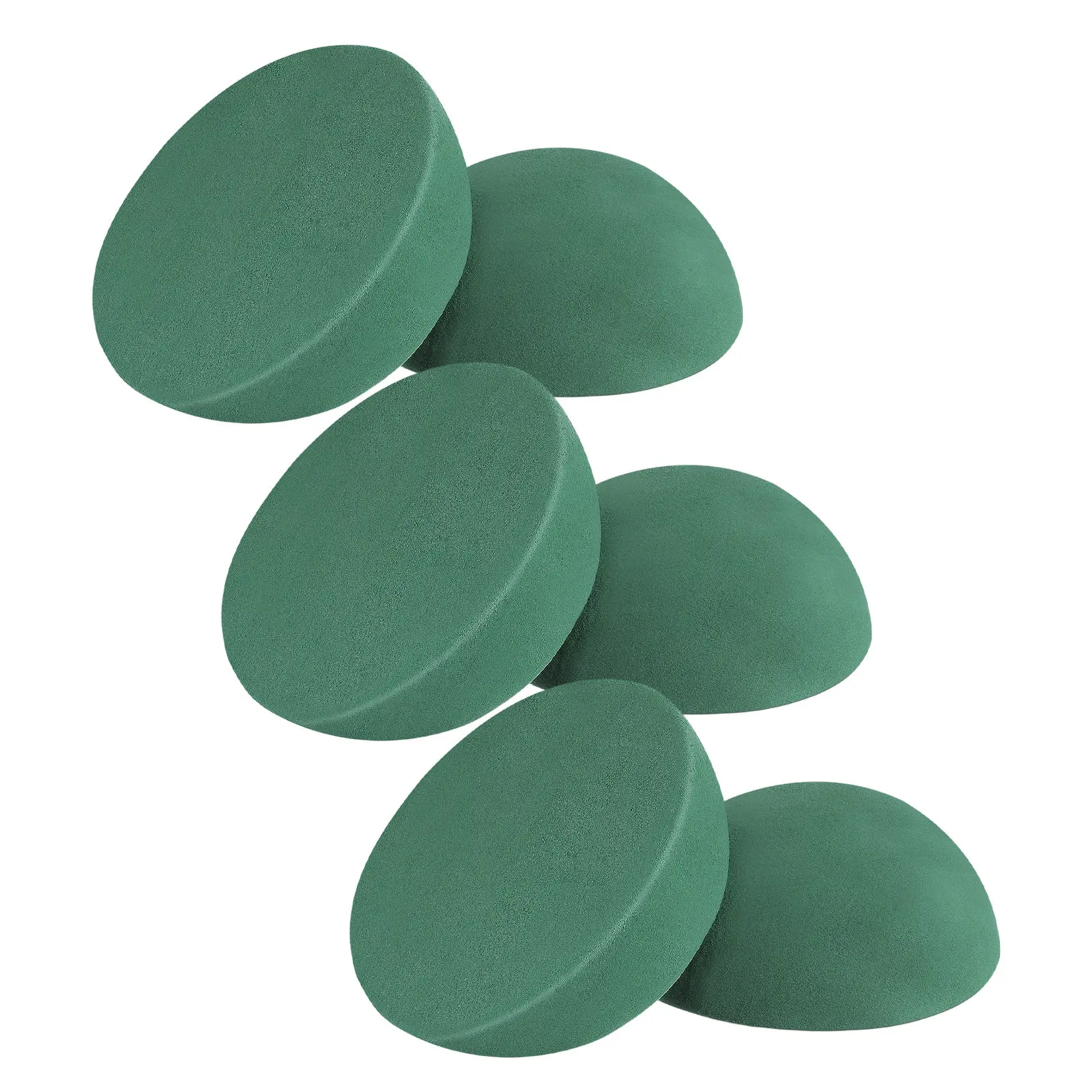 

6Pcs Floral Foam Half Ball Artificial Flower Decoration Realistic Dry Foam for Home Office Restaurant Table Decor Hemisphere