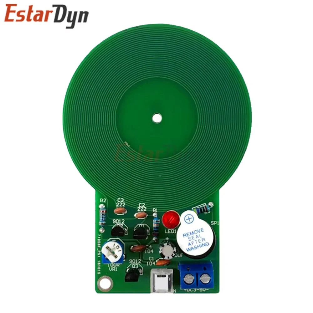 JS-60 DIY Metal Detector Kit DIY Electronic Kit DC 3V-5V 60mm Non-contact Sensor Board Module Part Metal