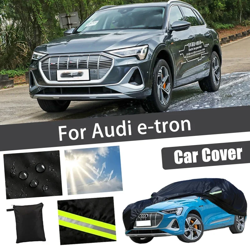 Waterproof Car Cover For Audi e-tron GE 2019-2025 Outdoor Full Car Cover Wind Sun UV Dust Rain Snow All Weather Protection Parts