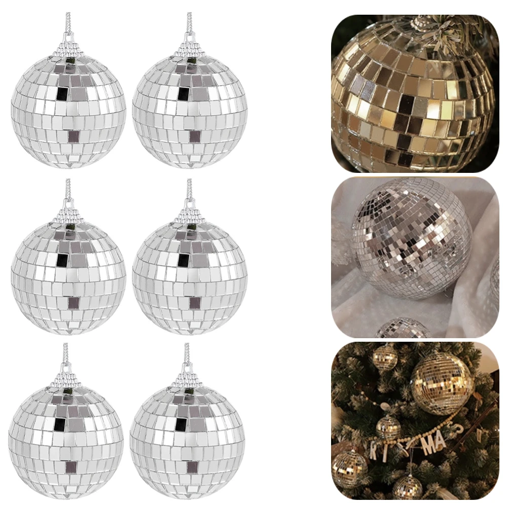 Mini Disco Ball Stage Rotating Glass Ball Reflective Mirror Ball Party Festivals Decor Ktv Bar Lighting Reflection Mirror Ball