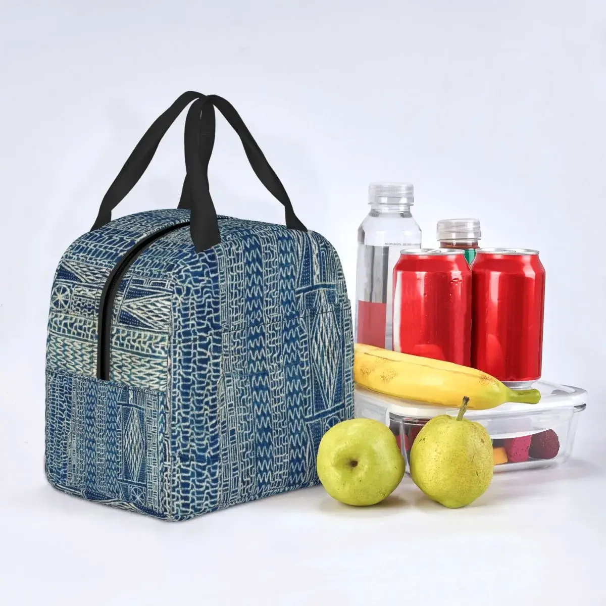 Ndop Cameroon West African Thermal Insulated Lunch Bags Lunch Container Food Handbags cooler Tote Lunch Box Office Teacher