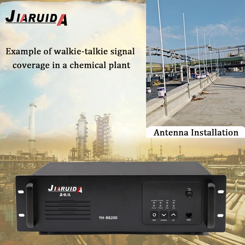 วิทยุสื่อสารแบบดิจิตอล DMR รุ่น YH-R8200 30W 50W  แบบรีพีทเตอร์  คู่ย่านความถี่ UHF/VHF สำหรับการสื่อสารระยะไกล ขายดี