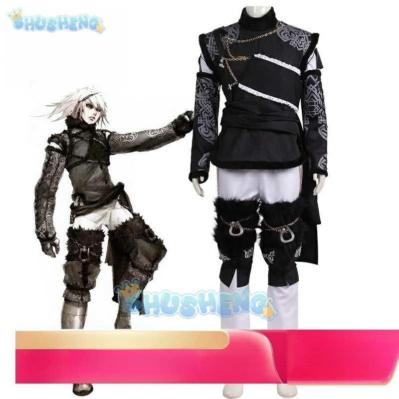 

Anime Nier Automata Cosplay 9S Yorha 2B Cosplay Suit Male Women Outfit Wig Disguise Costume Plus Size Fancy Party Black Dress