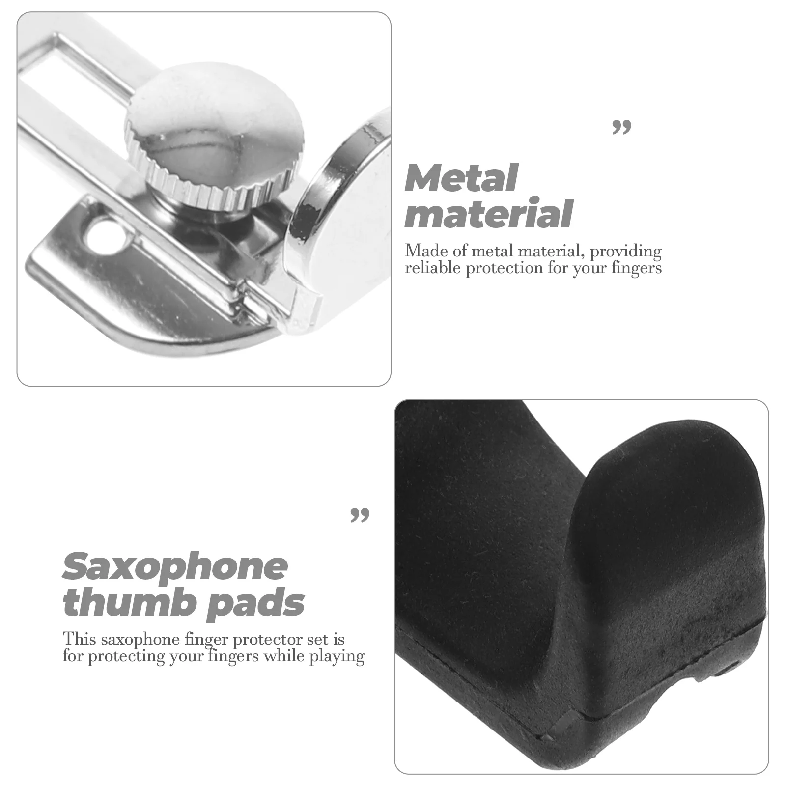 

Sax Finger Cots Saxophone Thumb Cushion Rest Cushions for Rubber Professional Pads