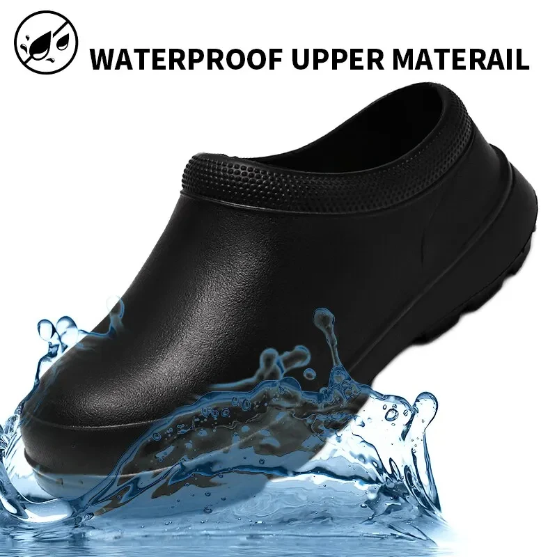 Men Women EVA Chef Shoes Non-slip Waterproof Oil-proof Shoes Comfortable Workers shoes High-quality Outdoor Safety shoes