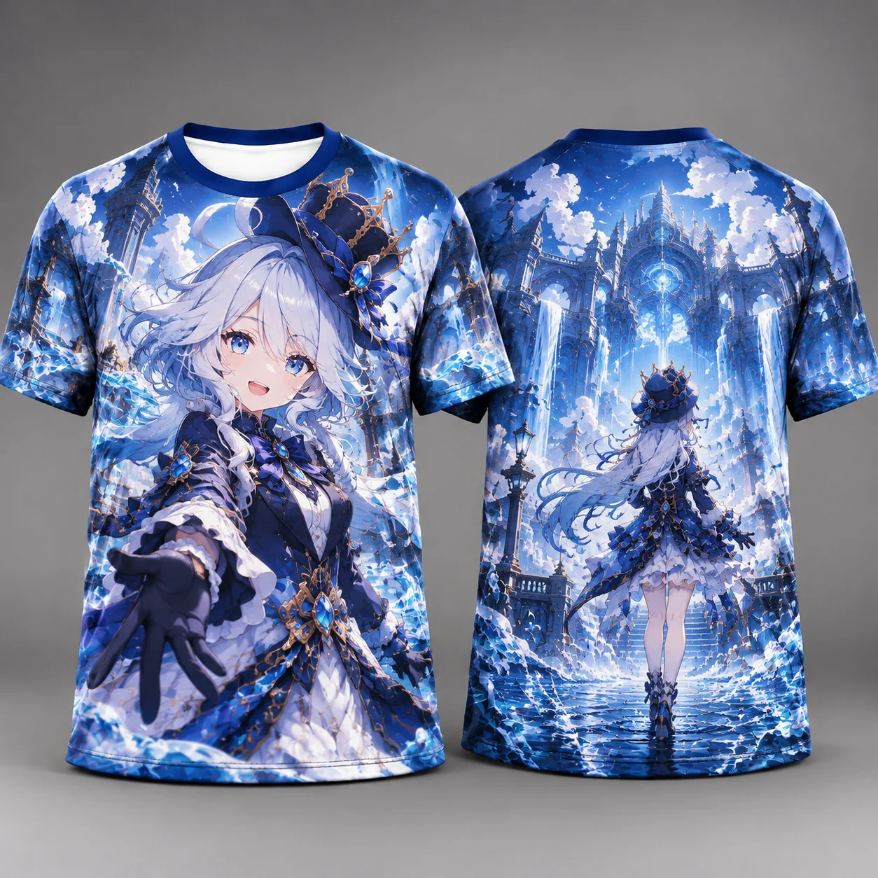 2026 Genshin Impact Raiden Shogun 3D All Over Print T-Shirt Anime Electro Archon Graphic Short Sleeve Tee