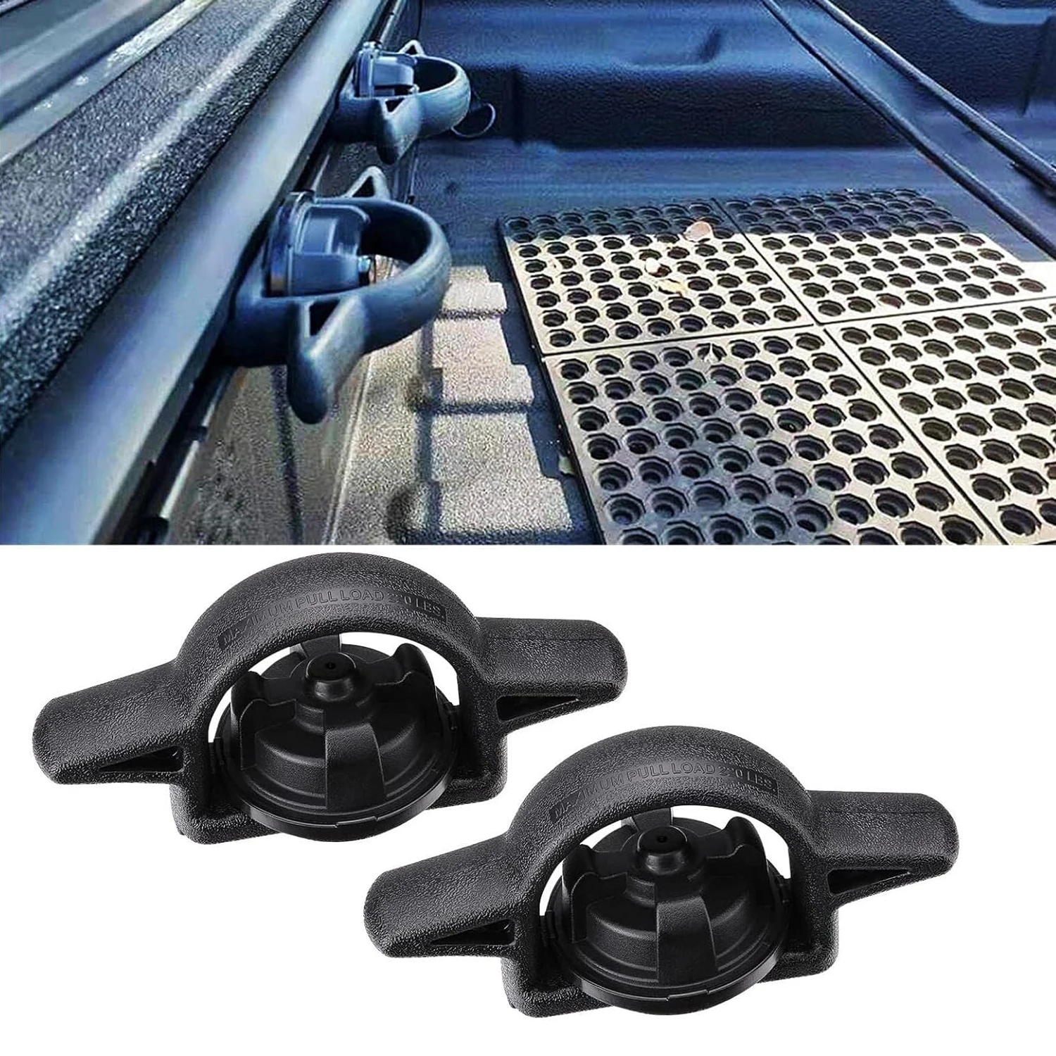 Tie Down Bed Cleat Deck Rail System Truck Anchor For Toyota Tacoma 2005-2021 Tundra 2007-2022 Trunk Hook Clip PT278-35160