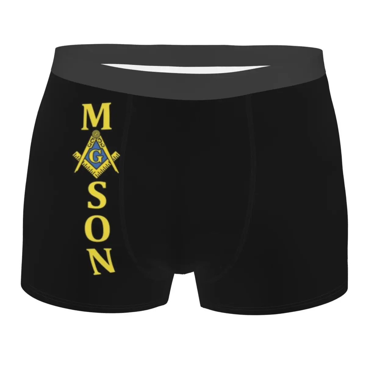 Ropa interior personalizada Mason para hombre, calzoncillos Boxer masónicos transpirables para masonería, pantalones cortos, bragas, calzoncillos suaves para hombre