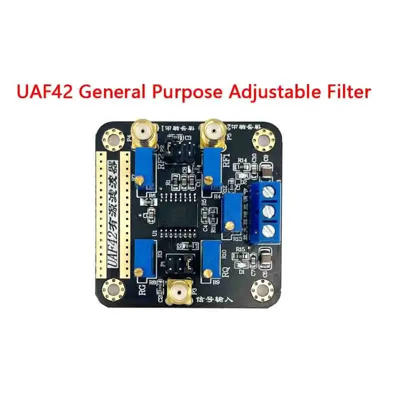 UAF42 Active Filter Module, Configurable High-Pass, Low-Pass & Band-Pass Filter, Tunable Low-Pass Signal Filter