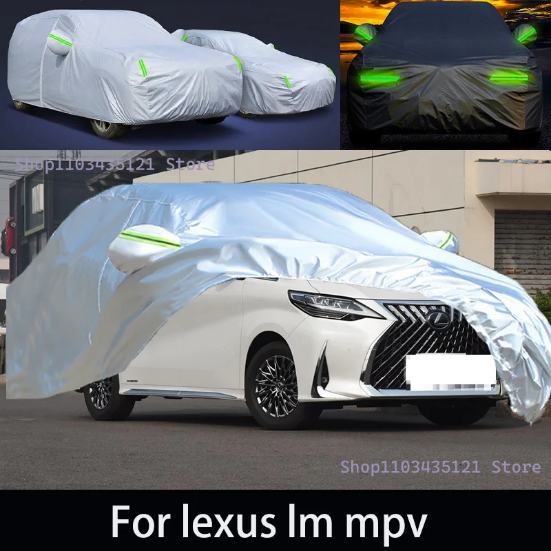 

For lexus lm mpv Outdoor Protection Full Car Covers Snow Cover Sunshade Waterproof Dustproof Exterior Car accessories