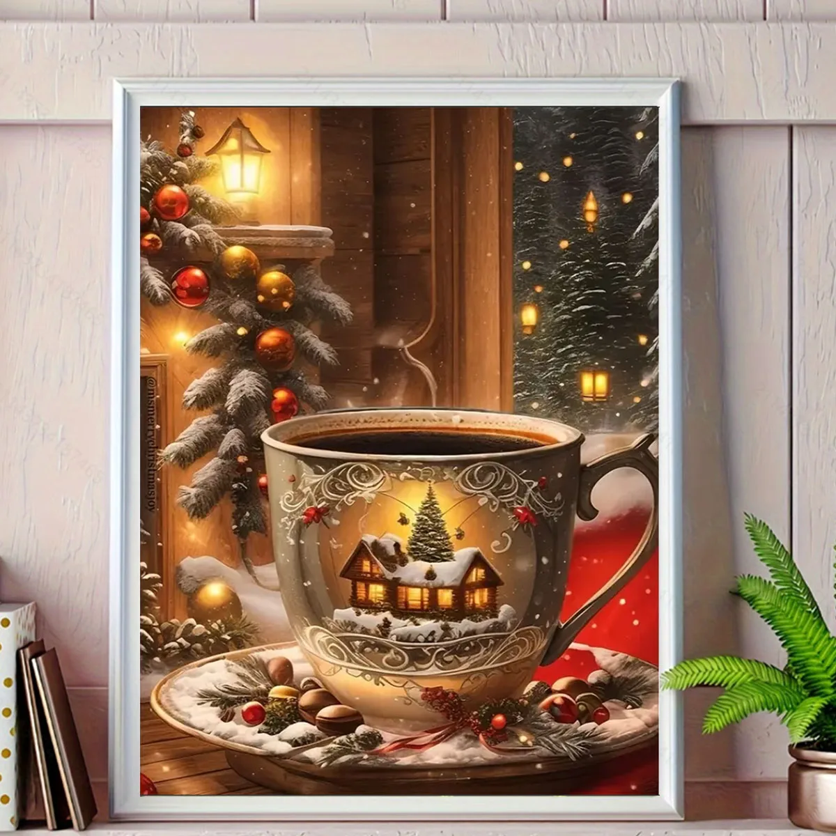 

5D Diamond Painting Set, Colorful Circular Acrylic Diamond Art Embroidery, DIY Full Diamond Cross Embroidery Set, Suitable for H