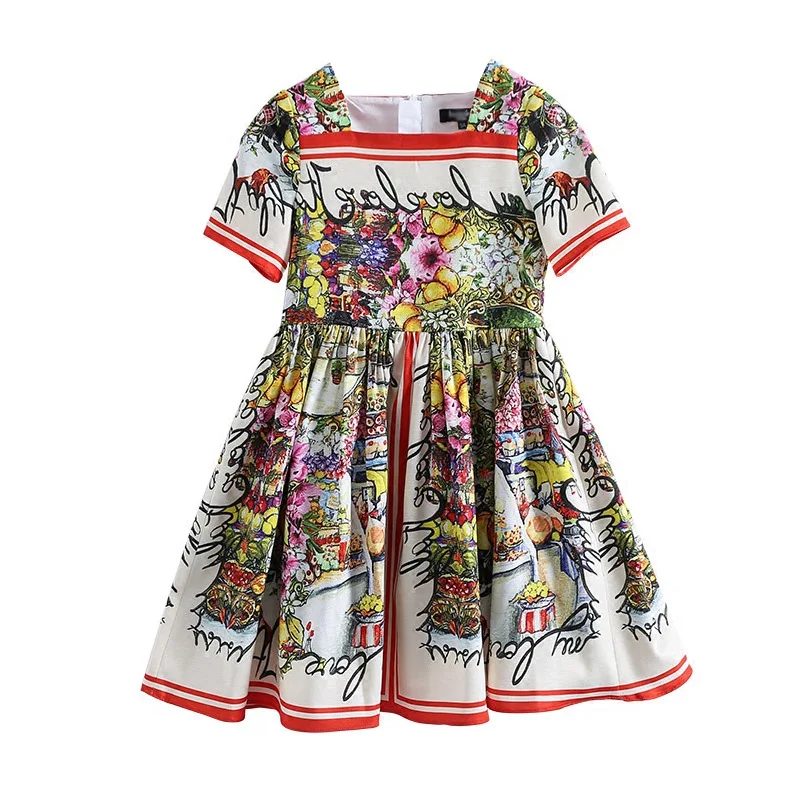 Teenage Girl Princess Dresses Summer Kids Dresses Party Robe Fille Birthday vestidos Evening Elegant Wedding Dress For Girl