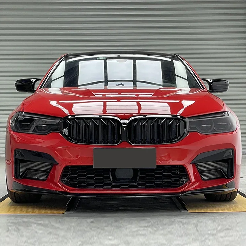 For bmw G30 M5 Body Kit   Upgrade To New  LCI  Style Include Car Bumper Side Skirt With Grill 2018-2021