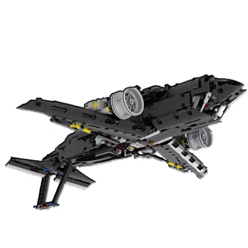 

MOC Building Blocks Space Series High Tech Aircraft Model DIY Assembly Bricks Creative Airplane Toy Collection Display Xmas Gift