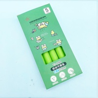 5pcs/box Kawaii Sanrio Keroppi Erasable Gel Pens For Writing Cute 0.5mm Blue Ink Neutral Pen Gift Office School Supplies