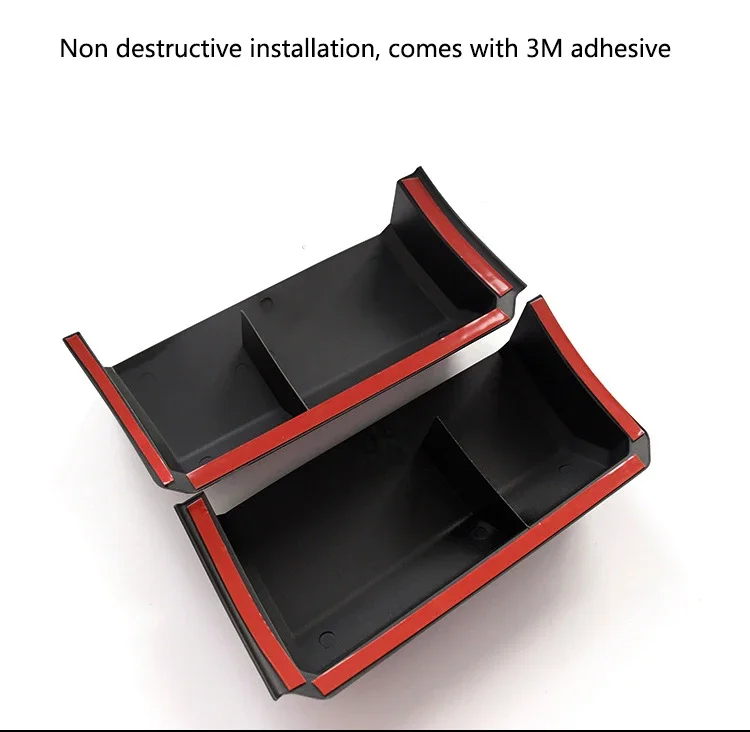 Interior Accessories Under Steering Wheel Central Control Box Cell Phones Clutter Storage Organizer for Tesla Model 3 Model Y