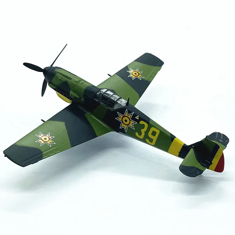 

Romanian Air Force 109E Militarized Combat Fighter Aircraft Plastic Model 1:72 Scale Toy Gift Collection Simulation Display