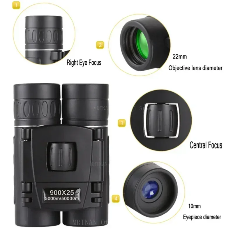 Monocular BAK4 HD largo alcance – Compacto plegable para caza - imagen 4