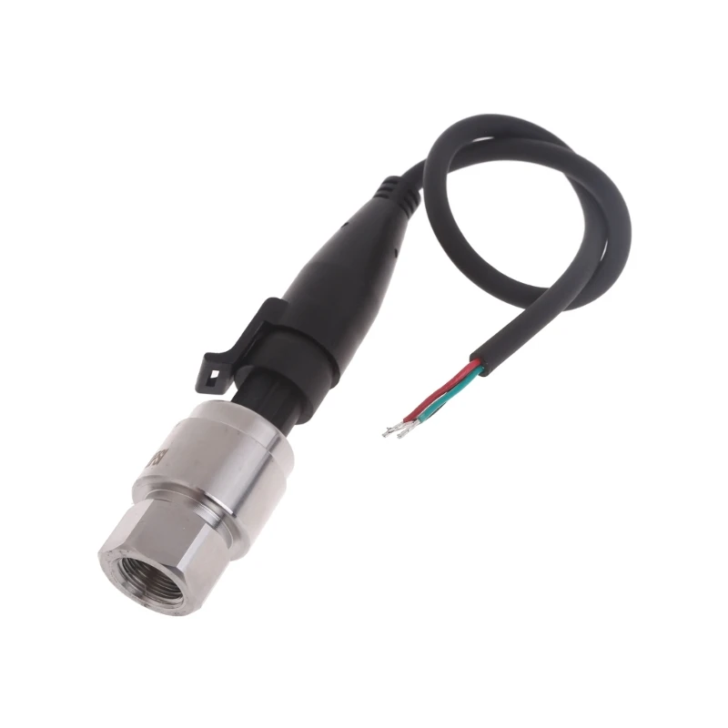 Stainless Steel DC5V 1/4NPT Pressure Transducer Transmitter 15 30 80 100 150 200 300 750 1000PSI