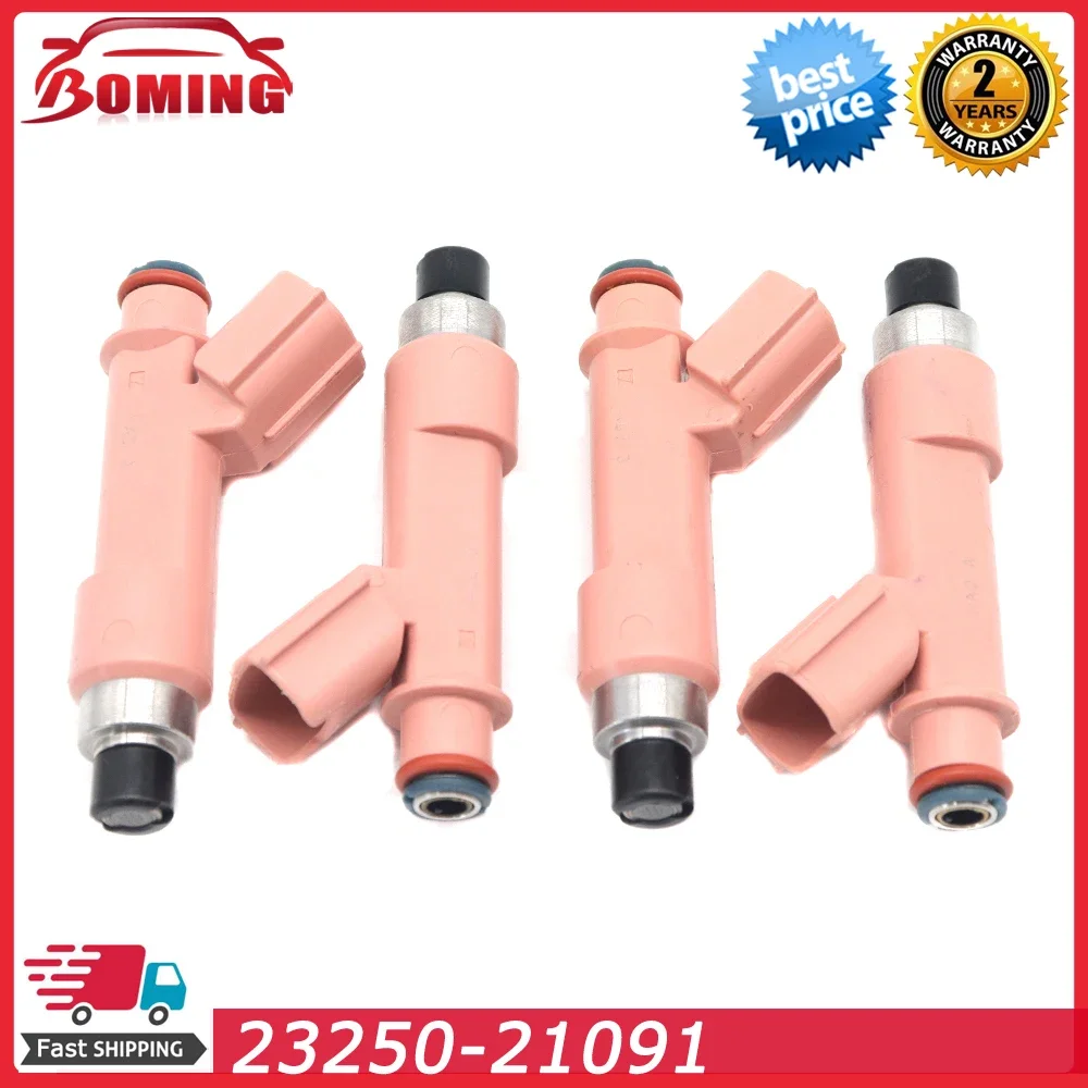 23250-21091 Car New Fuel Injectors Nozzle For Toyota Prius C 2012-2016 2325021091 23250 21091 4pcs