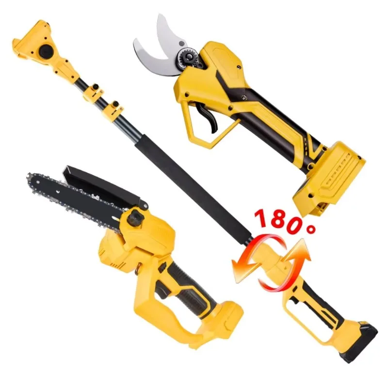 

2025Мини беспроводная ручная цепная пила 6-дюймовый промышленный класс DIY режущий инструмент по дереву с батарейным питанием для обрезки деревьев