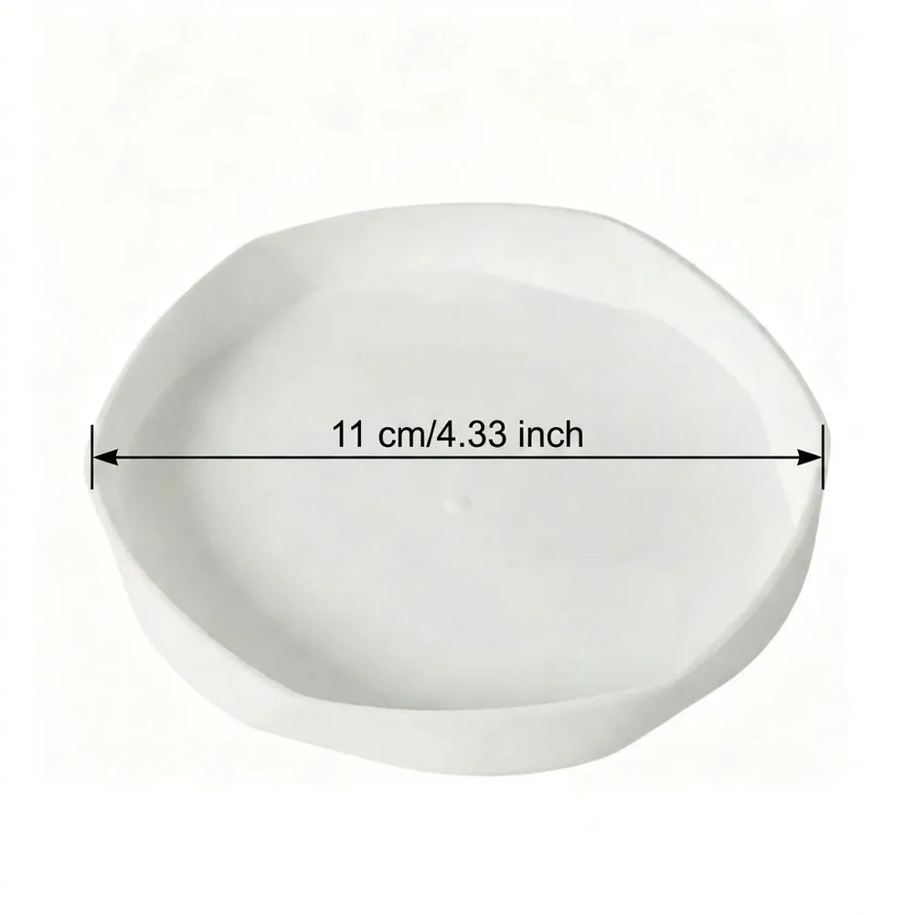 6 Pack Plant Saucer Tray with Circular and Reinforced Structure for Reliable Support Under Various Sized Flower Pots