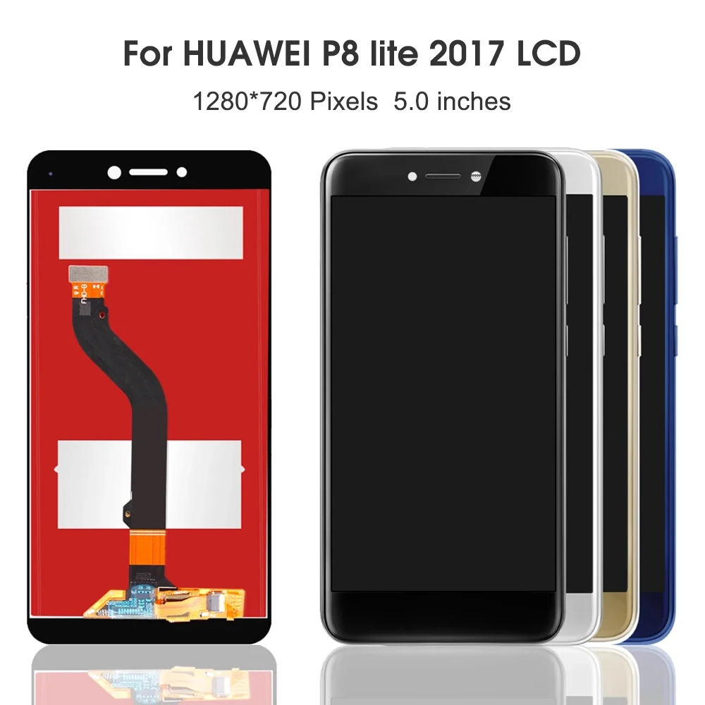 For HUAWEI P8 Lite 2017 5.2\'\'For P9 Lite 2017 Honor 8 Lite TL10 LCD Display Touch Screen Digitizer Assembly Replacement