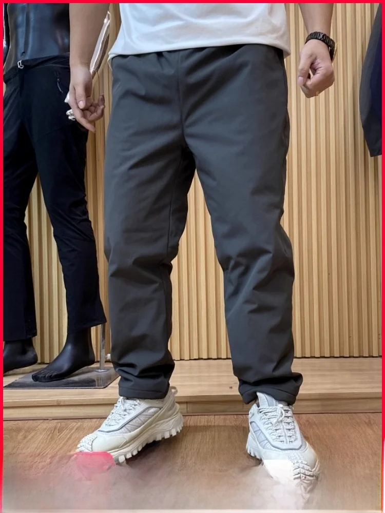 

Quadruple Lo Thermal Technology Goose down Filled Outdoor Winter Straight Leg down Pants ex Couples Sle Warm And Cozy