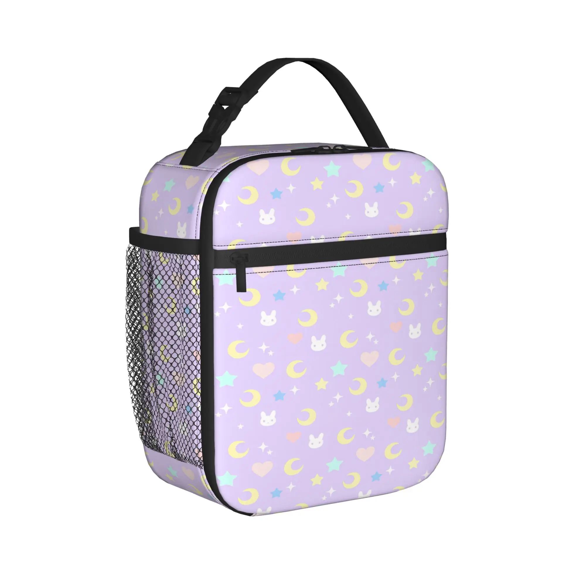 Usagi Tsukino Lunch Bag Sailors Moons Convenient Lunch Box Women Picnic Graphic Cooler Bag Aesthetic Waterproof Tote Food Bags