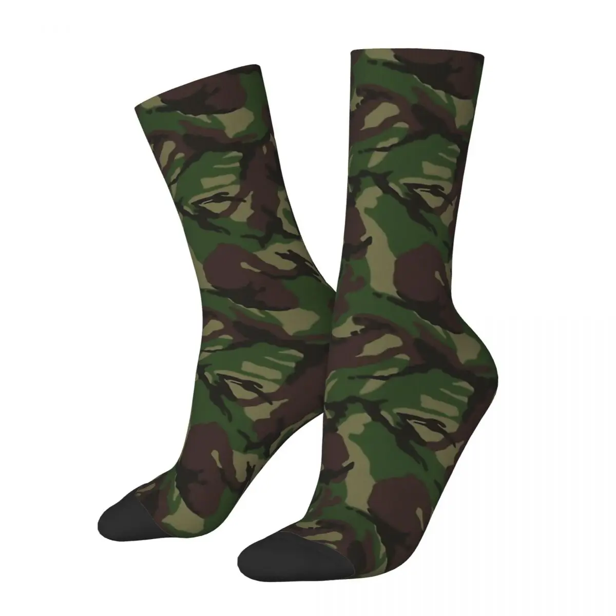 Happy Funny Men's Socks British DPM Vintage Harajuku Camo Army Hip Hop Novelty Seamless Crew Crazy Sock Gift Pattern Printed