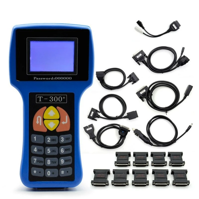 T300 Key Programmer V23.9 English/Spanish Blue Black Key Matcher