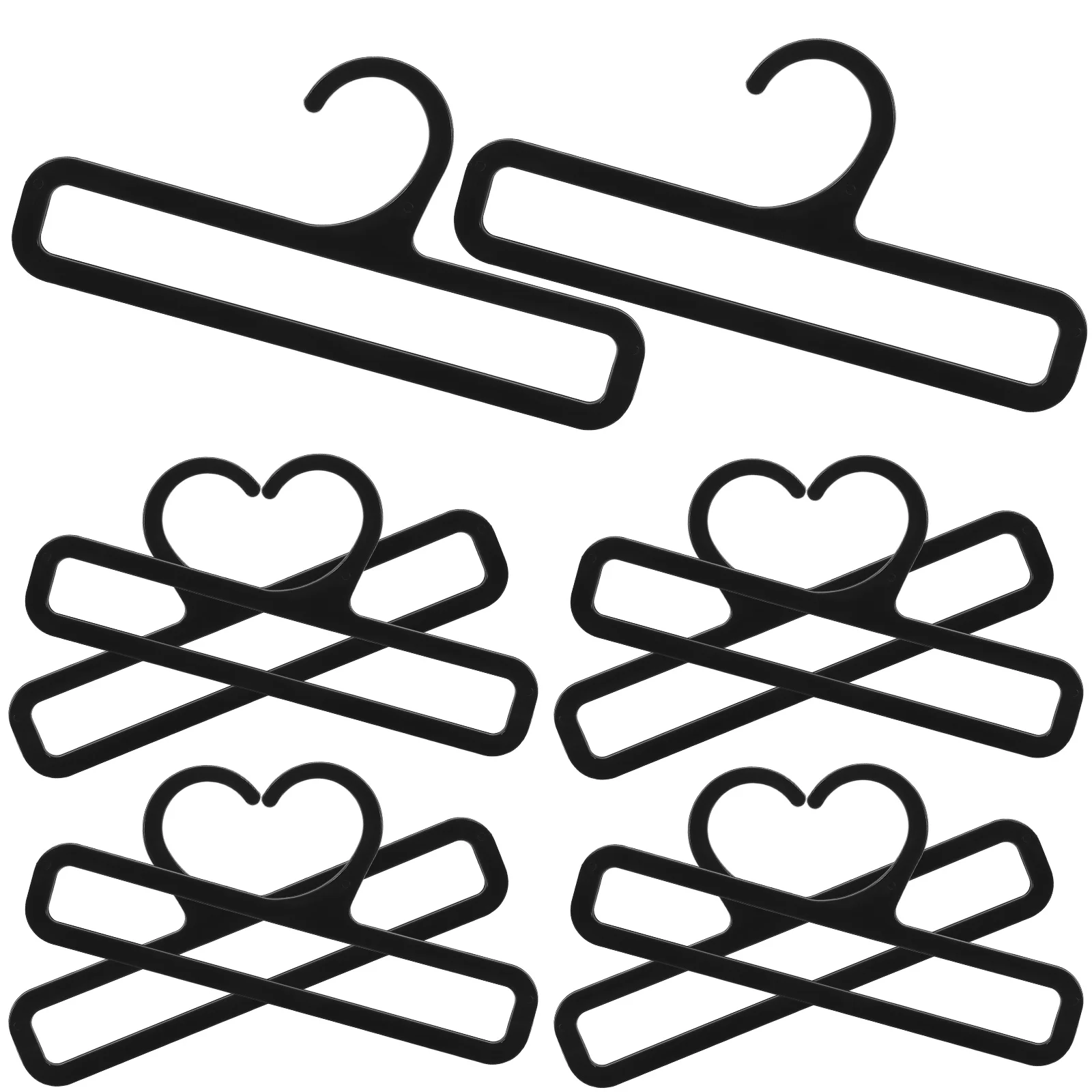 

10Pcs Scarf Hanger Set Ideal for Scarves Shawls Belts Ties Organization Easy Mount Closet Rack Non Scratch Surface Home Wardrobe