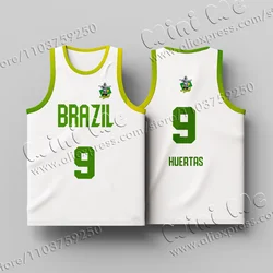 Estate nuova vendita calda spagna senza maniche Jersey Gasol Olympics uomo MINISO traspirante bambino nuovo design qualità bambini Unisex Top