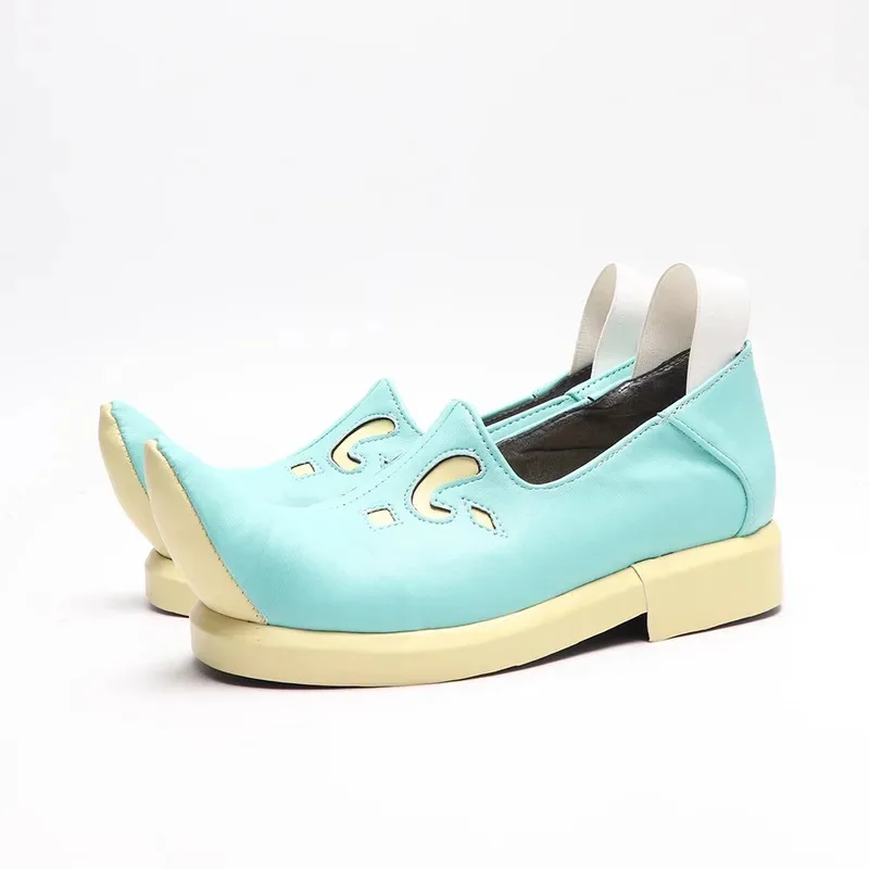 CyAnime Aladdin Cosplay Shoes Magic Lamp Princess Jasmine Shoes Halloween Role Play Carnival Party Christmas Women Men Custom Ma